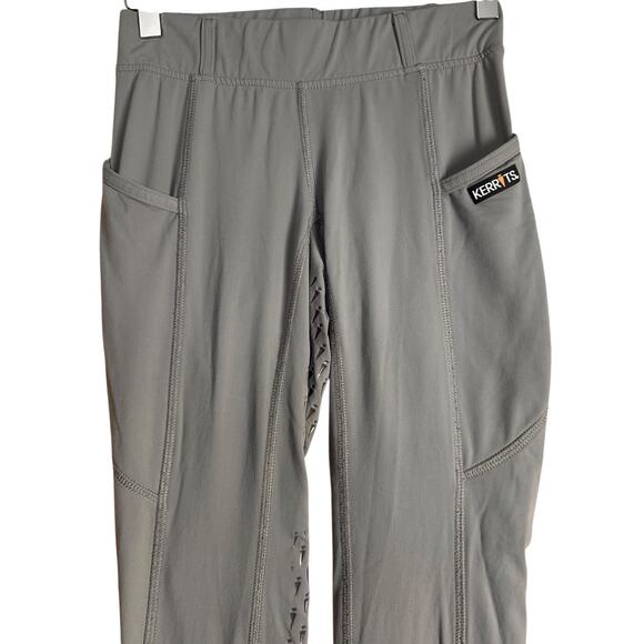 Kerrits Ice Fil Full Seat Tech Tights Women XS Equestrian Riding Pants Breeches - Picture 13 of 16